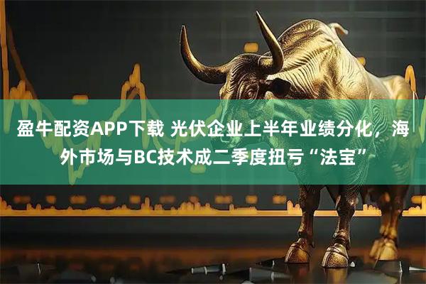 盈牛配资APP下载 光伏企业上半年业绩分化，海外市场与BC技术成二季度扭亏“法宝”